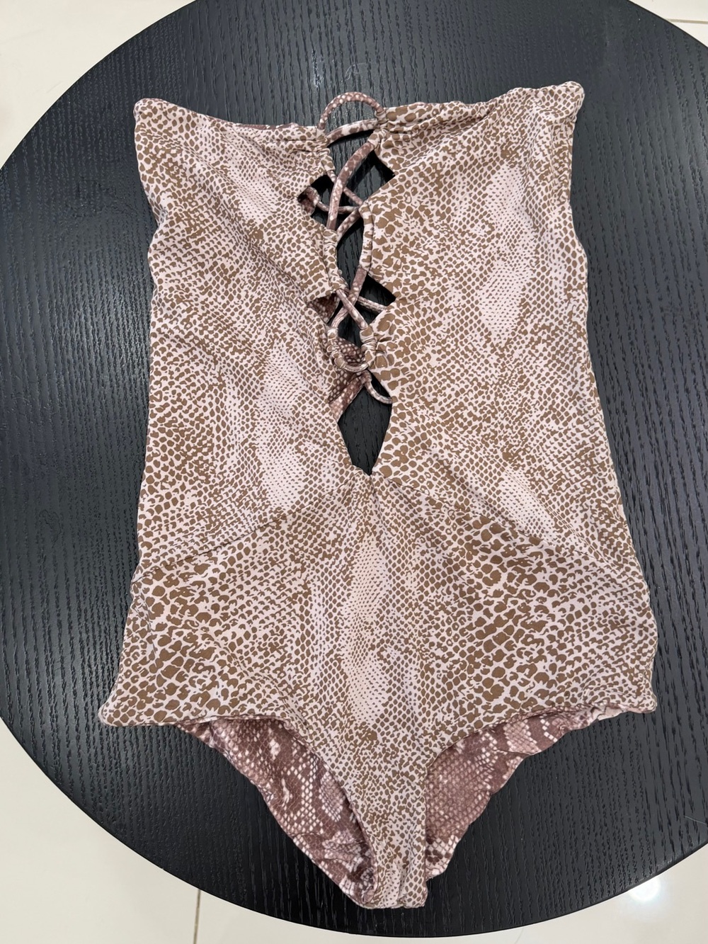 Acacia Swimwear Reversible Snakeskin Print One Piece Bathing Suit - NEVER WORN - Picture 5 of 16